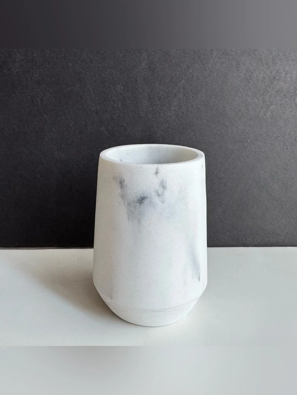BINO Marble Collection Resin Bath Tumbler / Counter Organization